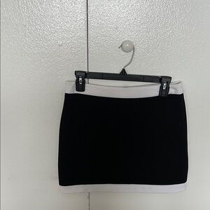 Elegant Black and White Women's Skirt